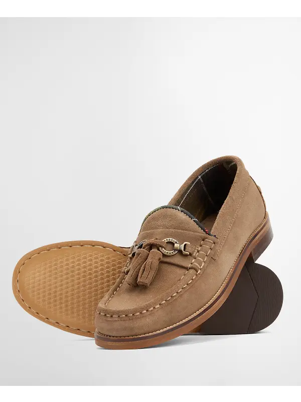 Barbour Women's Jen Loafers - Taupe Suede Image 8