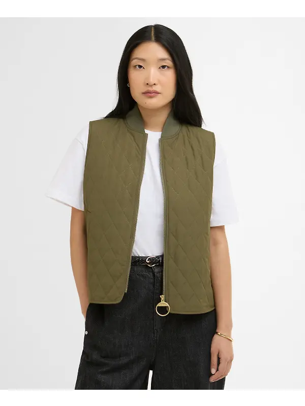 Barbour Women's Roeburn Gilet - Ivy Green/Ancient Image 2