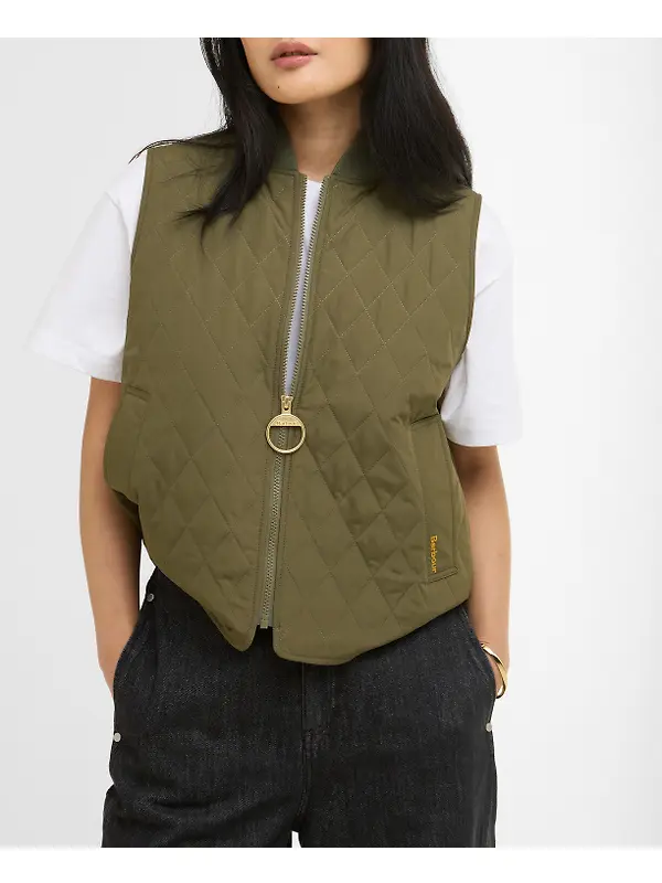 Barbour Women's Roeburn Gilet - Ivy Green/Ancient Image 5