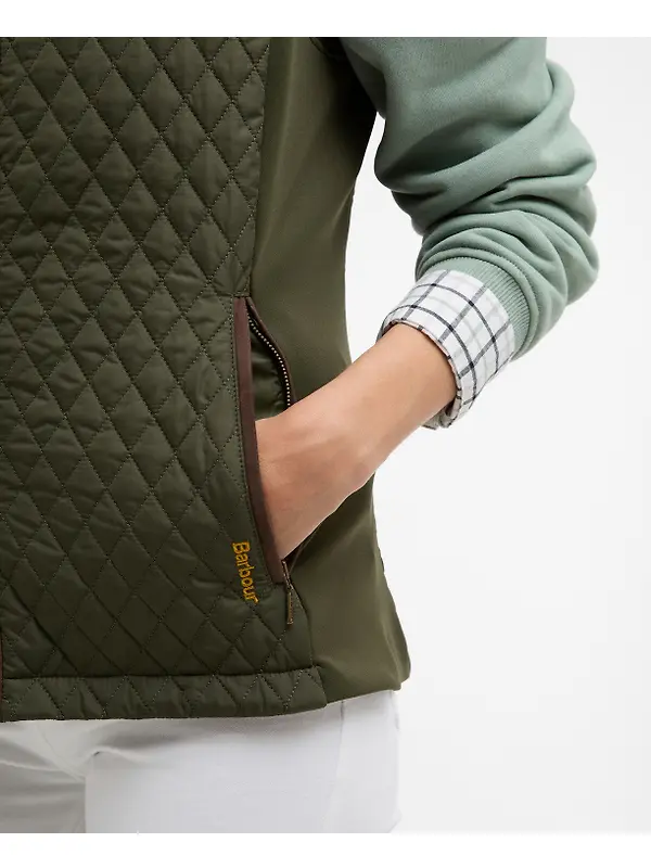 Barbour Women's Basswood Gilet - Olive Image 6