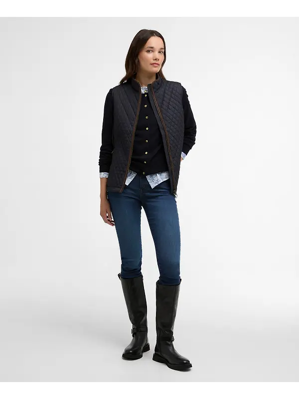 Barbour Women's Basswood Gilet - Dark Navy Image 3
