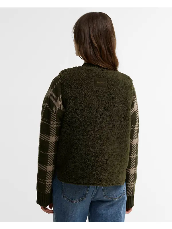 Barbour Women's Bowes Fleece Gilet - Olive Image 4