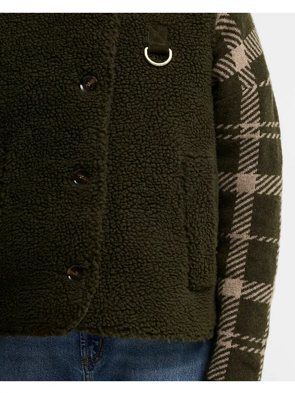 Barbour Women's Bowes Fleece Gilet - Olive Image 5