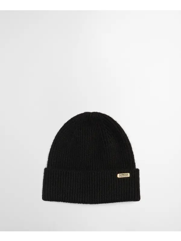 Barbour International Women's Pendle Beanie & Milla Scarf Gift Set - Black/Jasmine Image 2