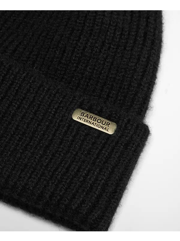 Barbour International Women's Pendle Beanie & Milla Scarf Gift Set - Black/Jasmine Image 4