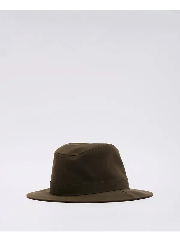 Barbour Women's Vintage Waxed Bushman Hat - Olive Image 2