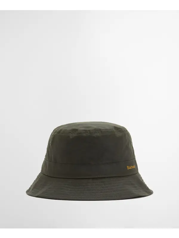 Barbour Women's Belsay Wax Bucket Hat - Fern Image 6