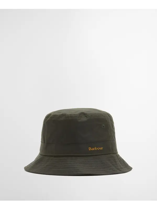 Barbour Women's Belsay Wax Bucket Hat - Fern Image 2