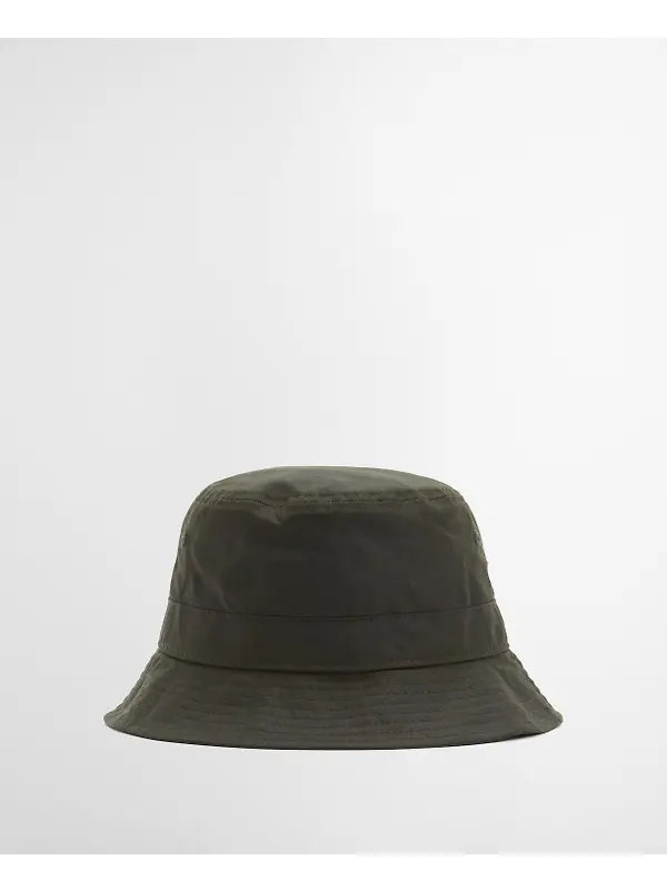 Barbour Women's Belsay Wax Bucket Hat - Fern Image 3