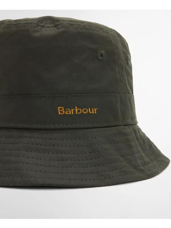Barbour Women's Belsay Wax Bucket Hat - Fern Image 4