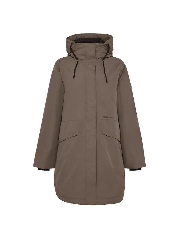 Didriksons Women's Lilian Waterproof Parka - Mocha Brown Image 1