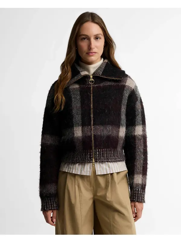 Barbour Women's Carville Zip-Up Cardigan - Multi Image 2