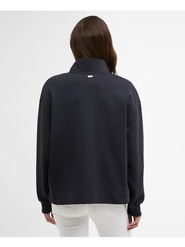 Barbour Women's Zaria Quarter-Zip Jumper - Dark Navy Image 4