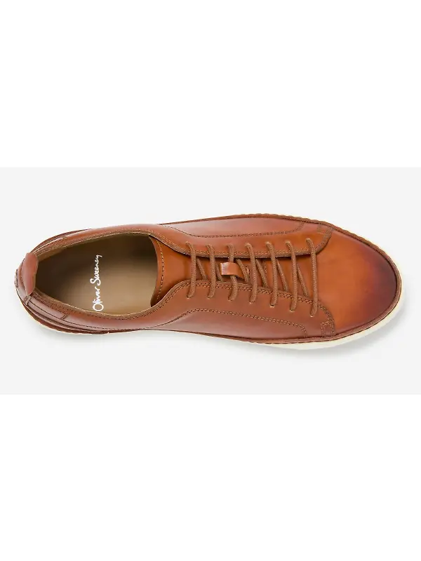 Oliver Sweeney Men's Lopes Calf Leather Cupsole Trainers - Tan Image 4