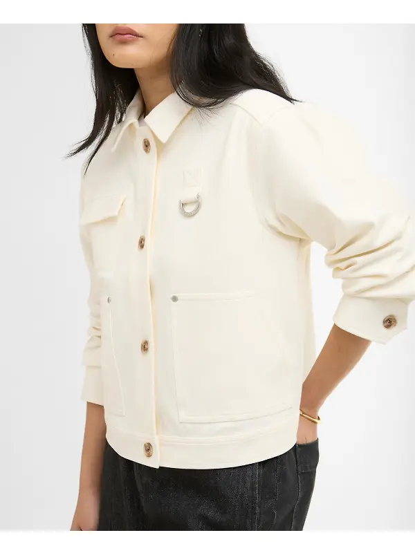 Barbour Women's Kirby Overshirt - Ecru Image 6