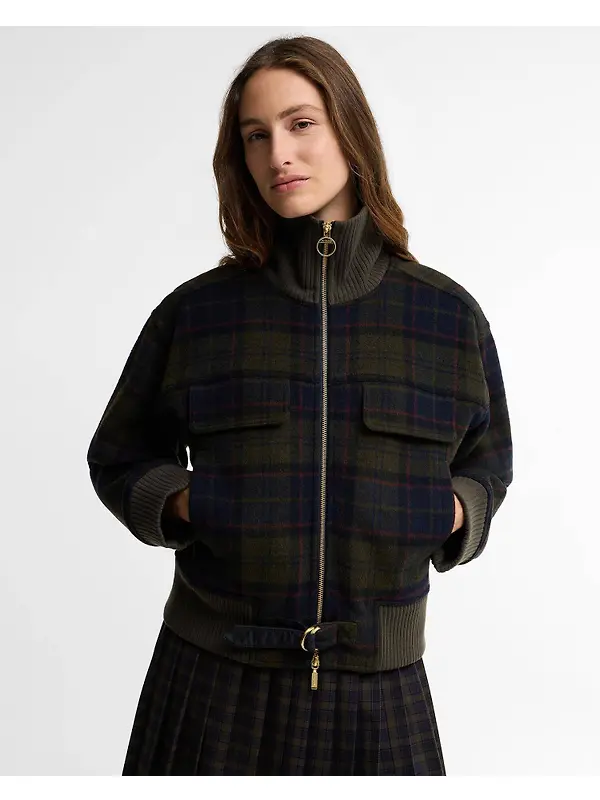 Barbour Women's Ivybridge Overshirt - Shadow Classic Tartan Image 2