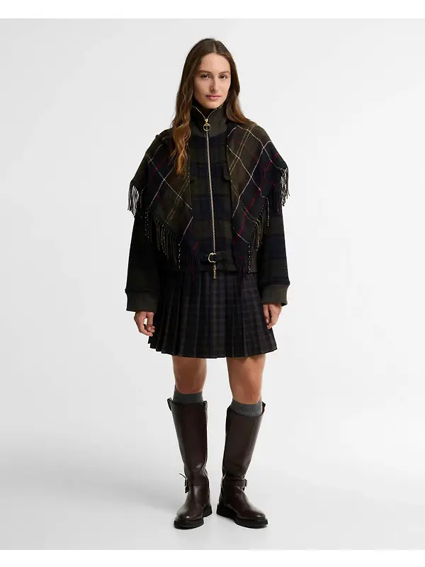 Barbour Women's Ivybridge Overshirt - Shadow Classic Tartan Image 3