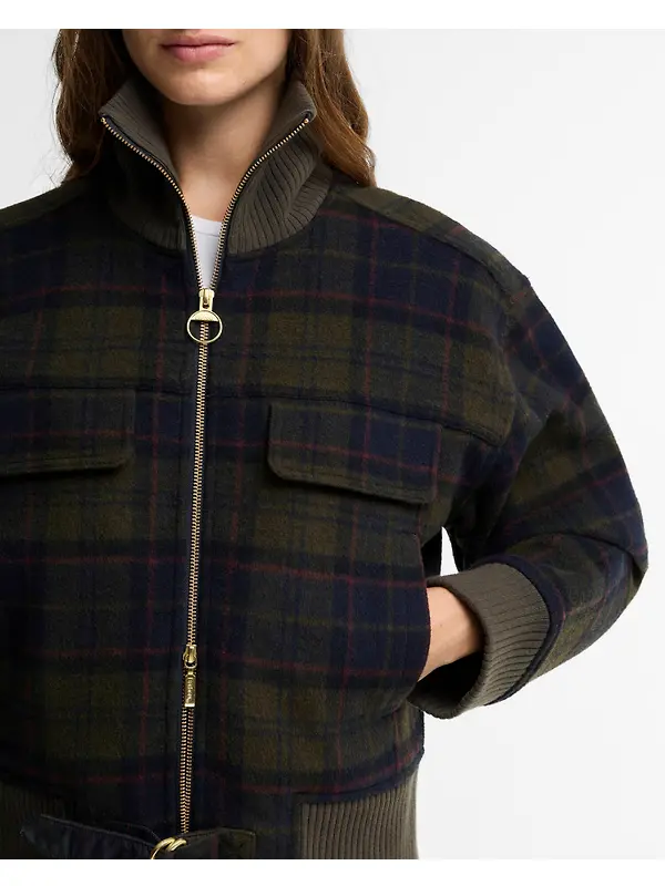 Barbour Women's Ivybridge Overshirt - Shadow Classic Tartan Image 6