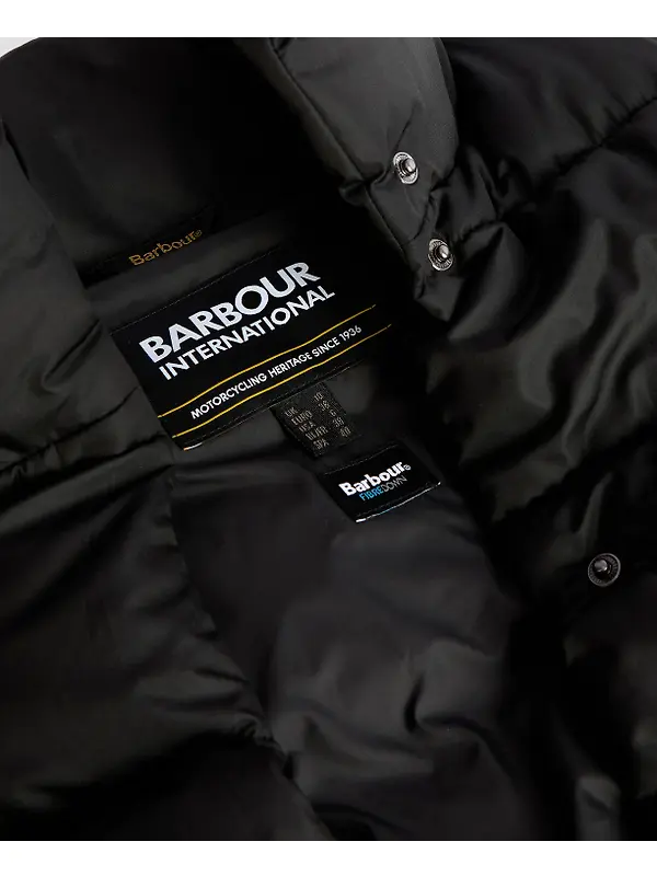 Barbour International Women's San Telmo Quilted Sweatshirt - Black Image 6