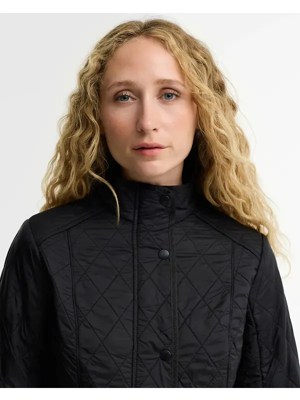 Barbour Women's Cavalry Polarquilt Jacket - Classic Black Image 5