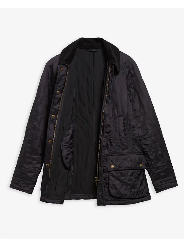 Barbour Women's Beadnell Polarquilt Jacket - Navy / Navy Image 8