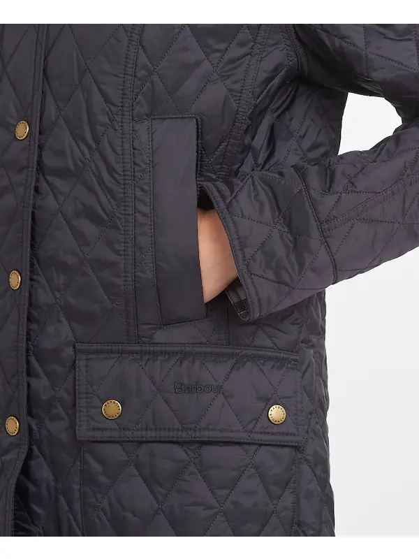 Barbour Women's Beadnell Quilted Jacket - Navy Image 7