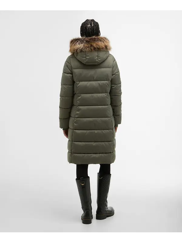 Barbour Women's Rosoman Quilted Jacket - Dusty Khaki Image 4
