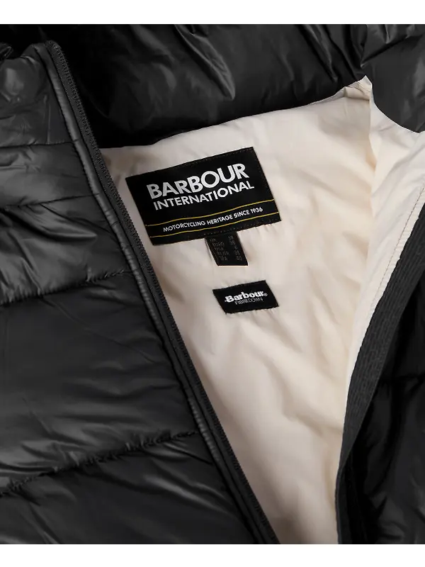 Barbour International Women's Olivios Longline Puffer Jacket - Black Image 7