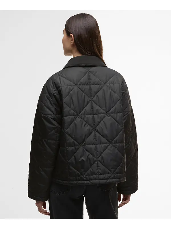 Barbour International Women's Juliana Quilted Jacket - Black Image 4