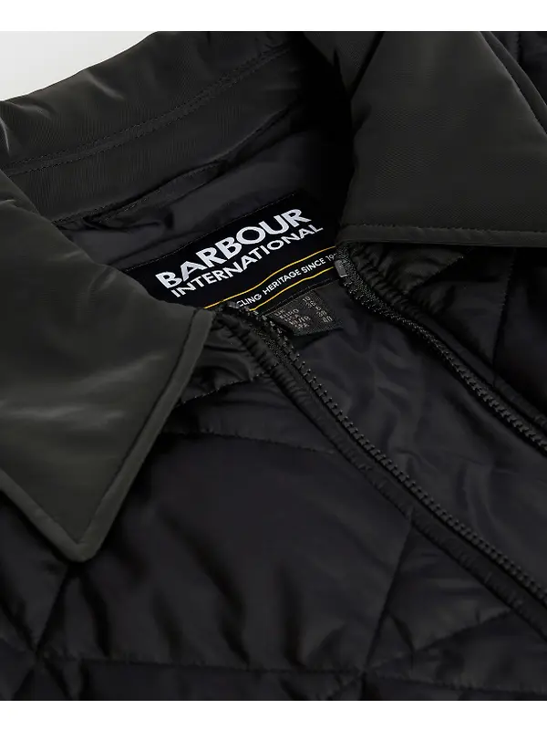 Barbour International Women's Juliana Quilted Jacket - Black Image 8