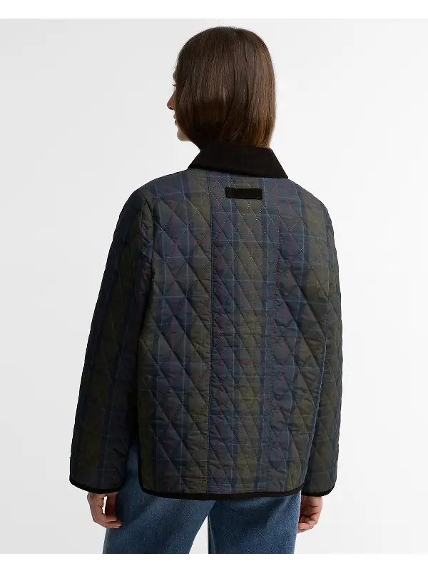 Barbour Women's Ainsdale Check Quilted Jacket - Shadow Classic Image 4