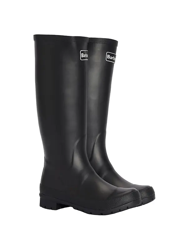 Barbour Women's Abbey Tall Wellington Boots - Black Image 1