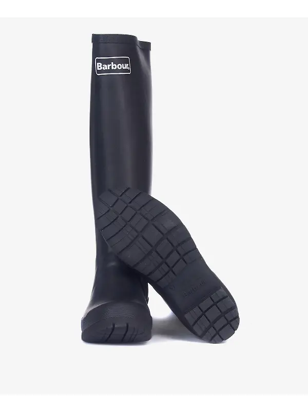 Barbour Women's Abbey Tall Wellington Boots - Black Image 4