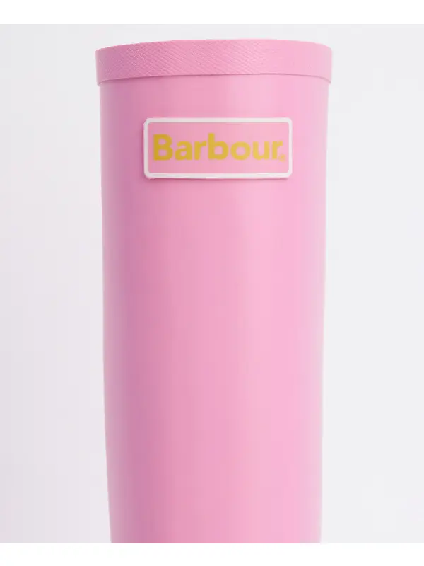 Barbour Women's Abbey Tall Wellington Boots - Pink Image 5