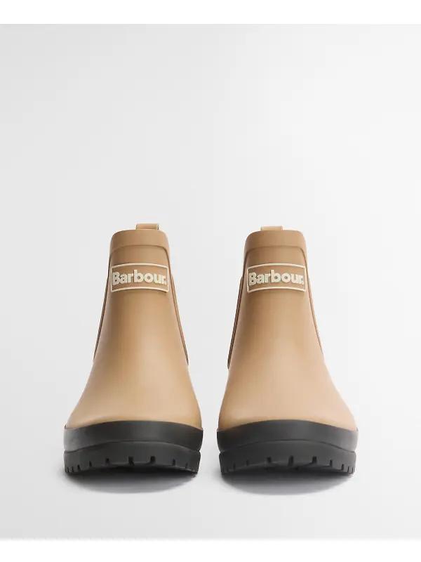 Barbour Women's Mallow Chelsea Welly - Beige/Dress Tartan Image 5