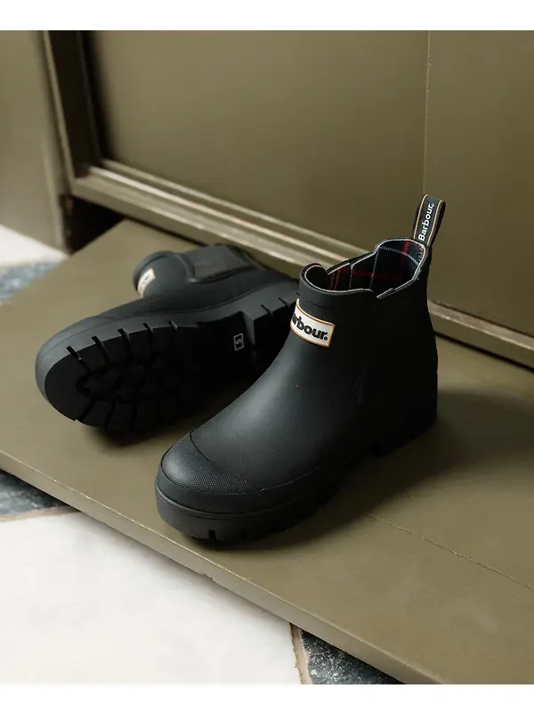 Barbour Women's Halton Ankle Wellingtons - Black Image 7