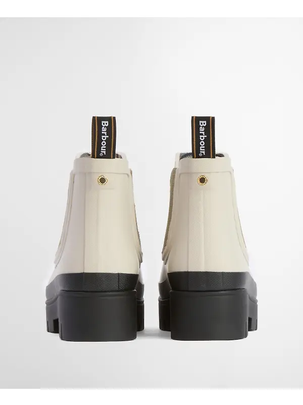 Barbour Women's Halton Ankle Wellingtons - Light Oak/Bleached Olive Image 3