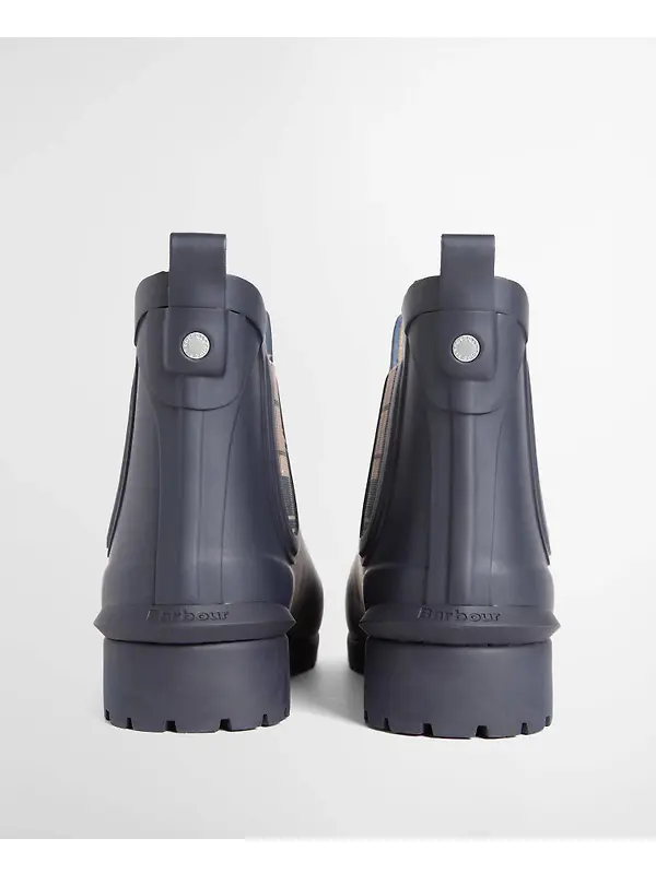 Barbour Women's Kirkton Ankle Wellingtons - Navy / Birchwood Image 3