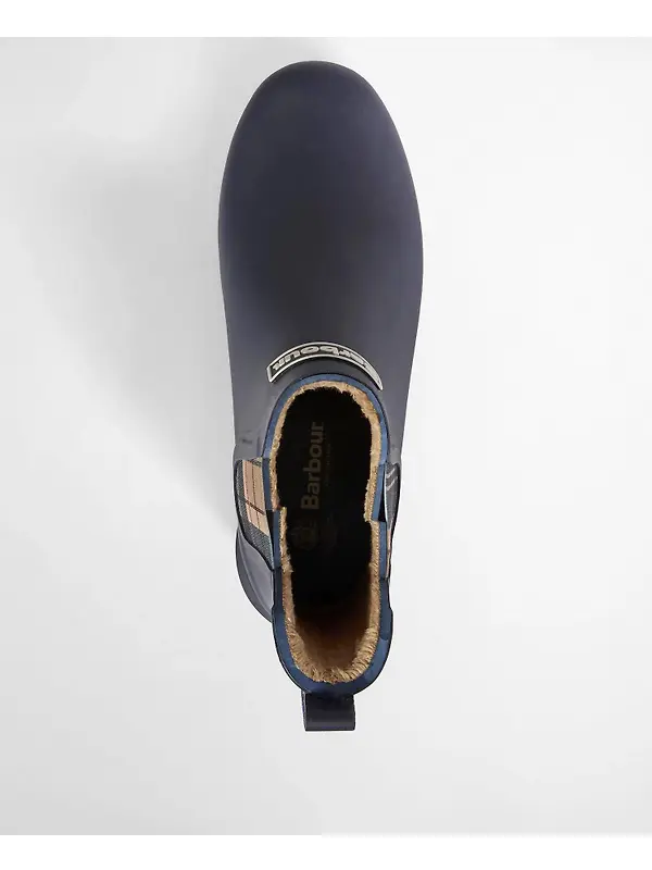 Barbour Women's Kirkton Ankle Wellingtons - Navy / Birchwood Image 4