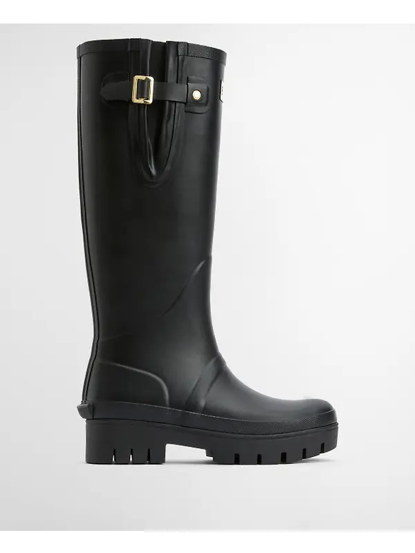 Barbour Women's Leighton Tall Wellington Boots - Black Image 2