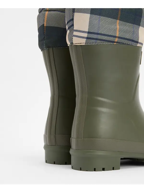 Barbour Women's Mowbray Mid Wellington Boots - Olive/Ancient Tartan Image 5