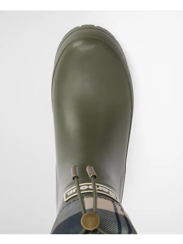 Barbour Women's Mowbray Mid Wellington Boots - Olive/Ancient Tartan Image 8