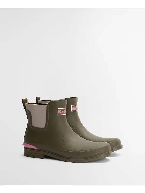 Barbour Women's Abbeyfield Packable Ankle Wellingtons - Olive Image 12
