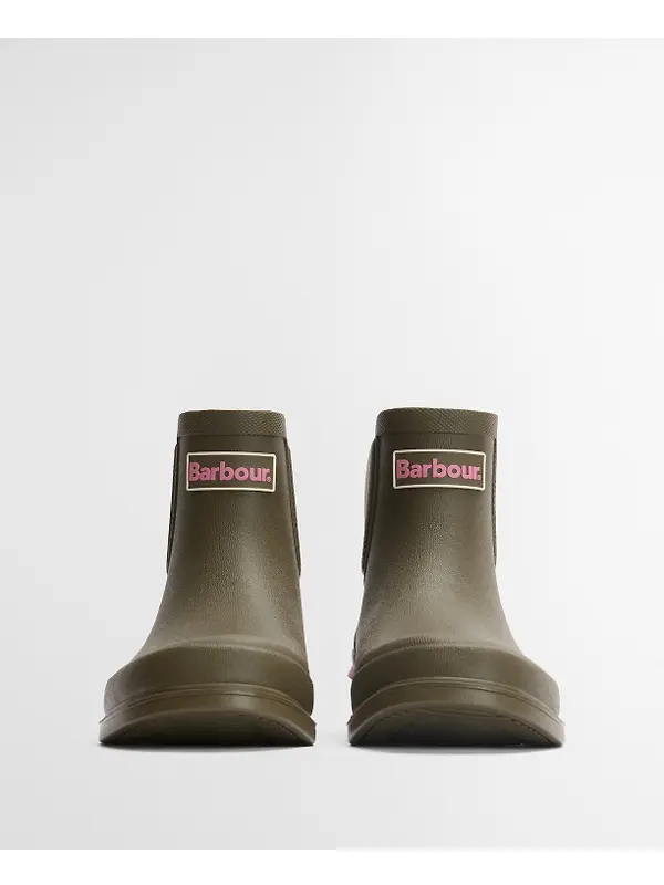 Barbour Women's Abbeyfield Packable Ankle Wellingtons - Olive Image 5