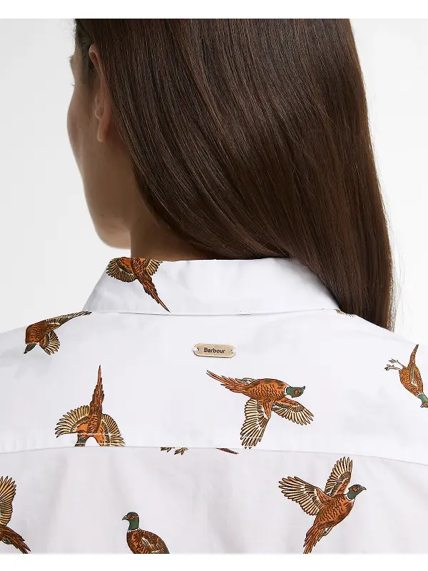 Barbour Women's Brambles Shirt - Multi Bird Image 6