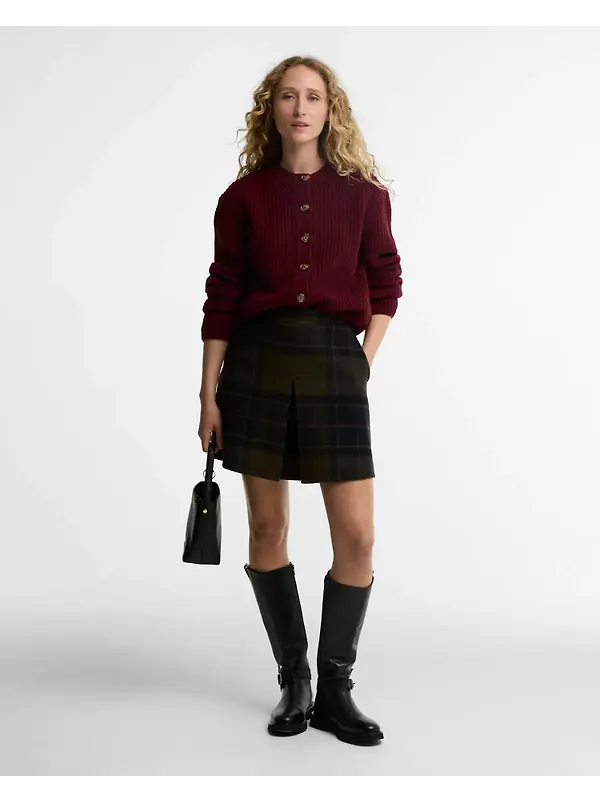 Barbour Women's Marlow Tartan Mini Skirt - Shadow Classic Tartan Image 2
