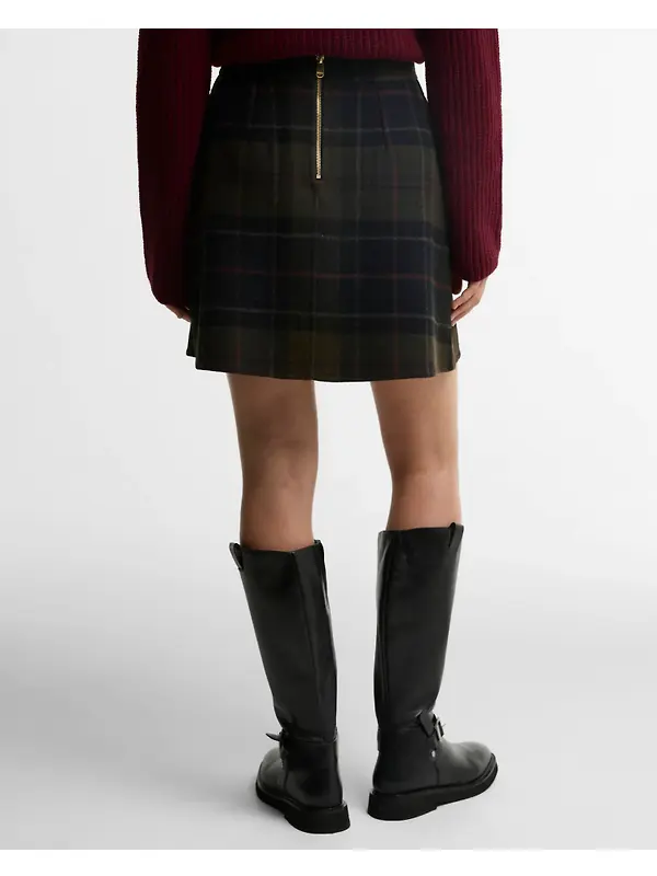 Barbour Women's Marlow Tartan Mini Skirt - Shadow Classic Tartan Image 4