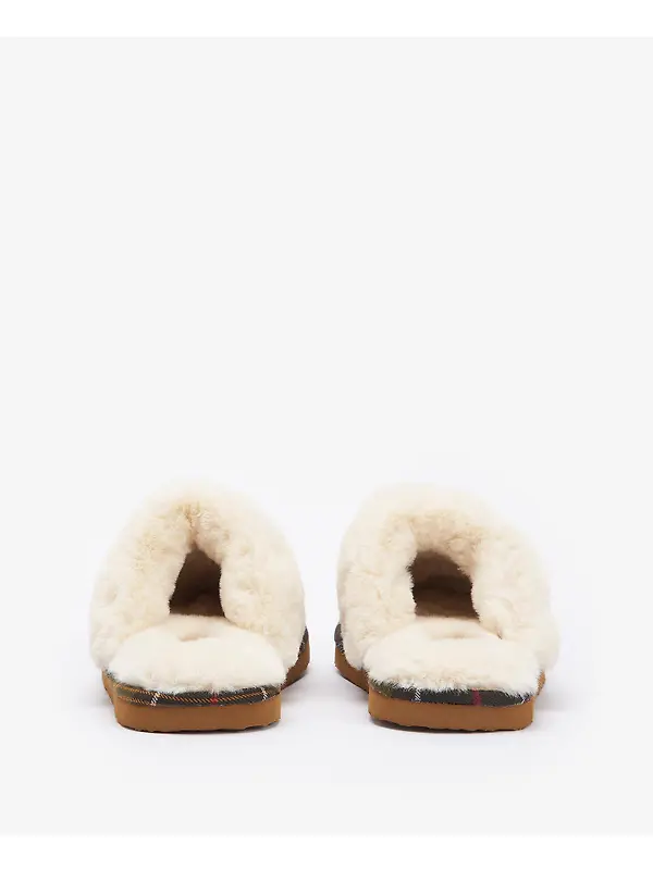 Barbour Women's Claudia Mule Slippers - Camel Image 3