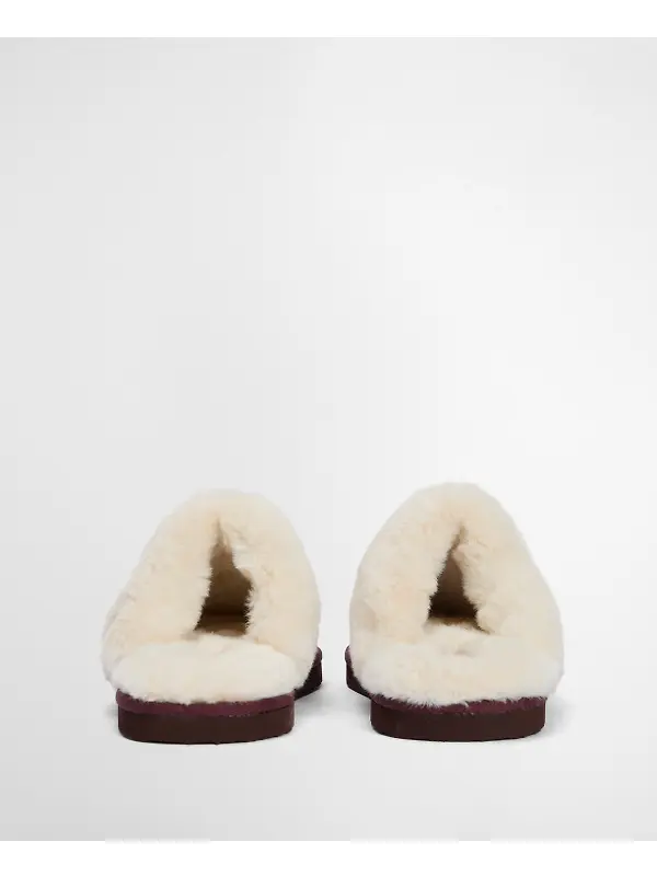 Barbour Women's Claudia Tartan Mule Slippers - Winterberry Tartan Image 5