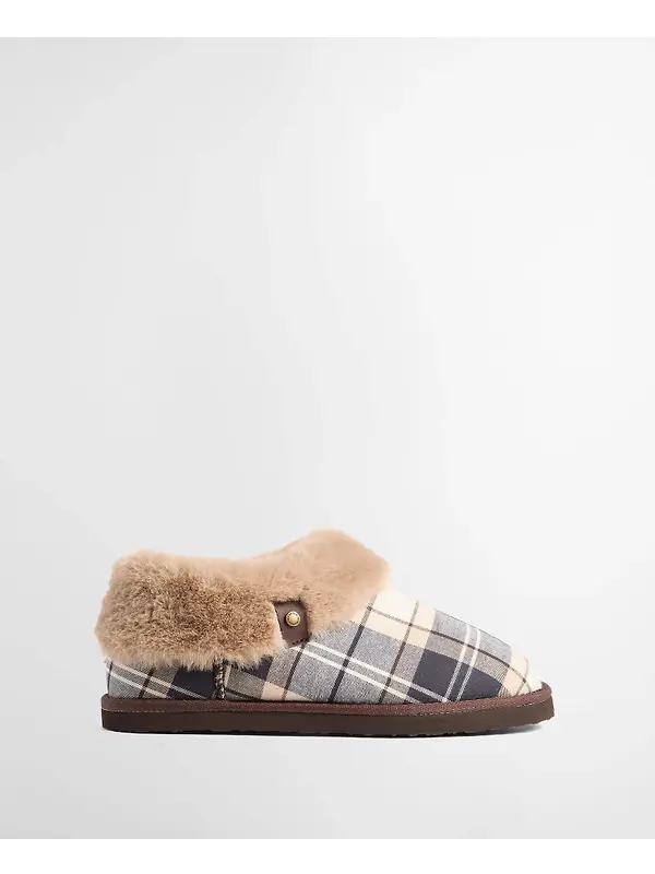 Barbour Women's Eloise Tartan Slipper Boots - Lt Birchwood Dress Tartan Image 3